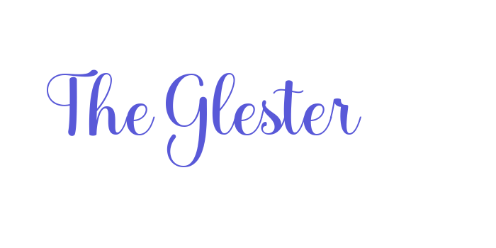 The Glester Font Download