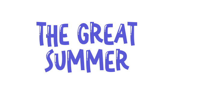 The Great Summer Font