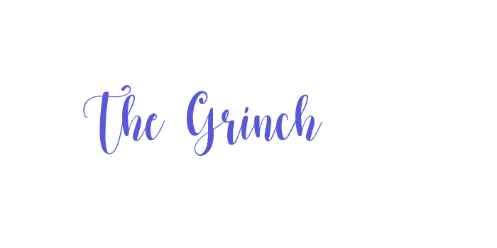 The Grinch Font Download