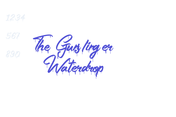 The Gunslinger Waterdrop