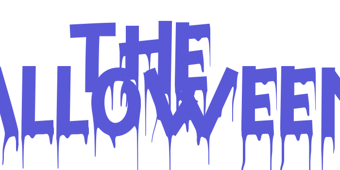 The Halloween Font