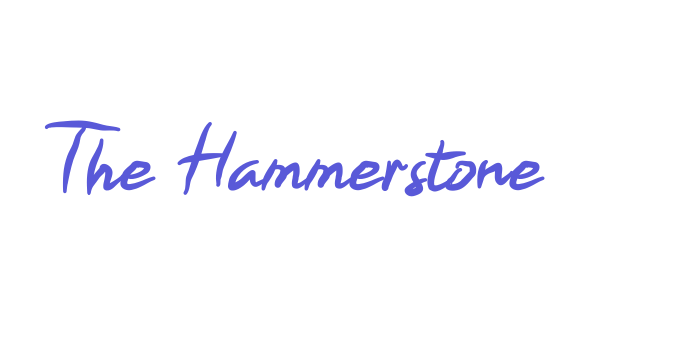 The Hammerstone Font Download