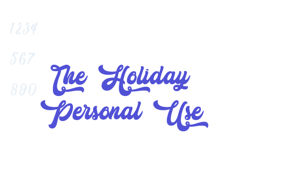 The Holiday – Personal Use