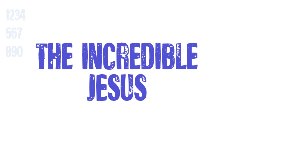 The Incredible Jesus-font-download