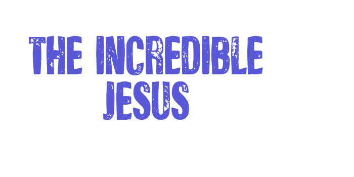 The Incredible Jesus Font