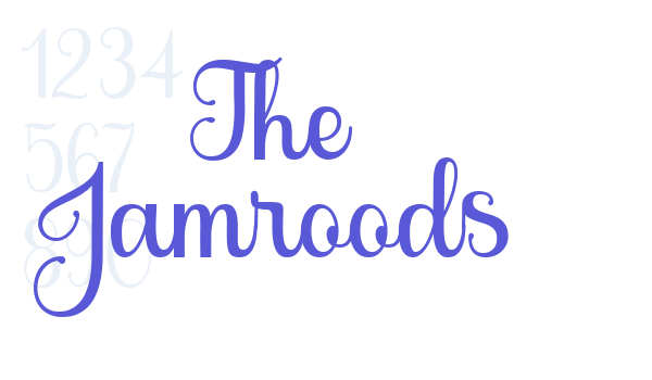 The Jamroods Font