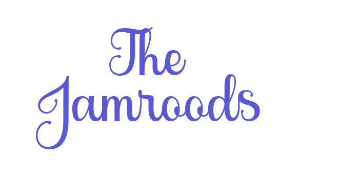 The Jamroods Font