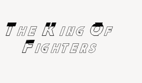 The King Of Fighters Font