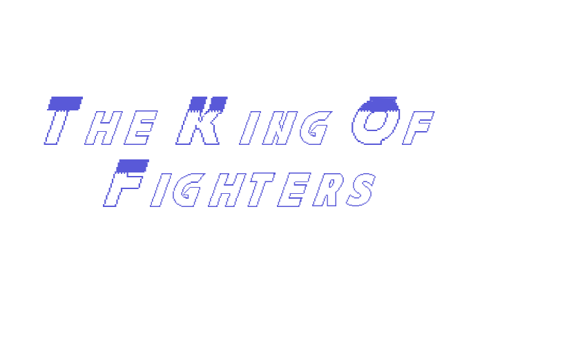 The King Of Fighters Font