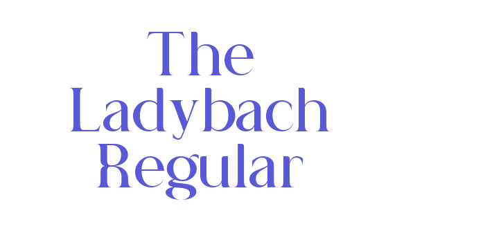 The Ladybach Regular Font Download