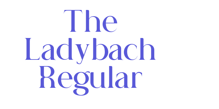 The Ladybach Regular Font