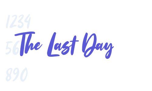 The Last Day Font