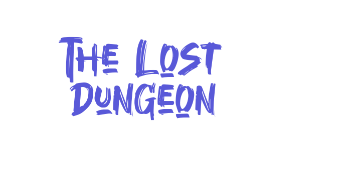 The Lost Dungeon Font Download