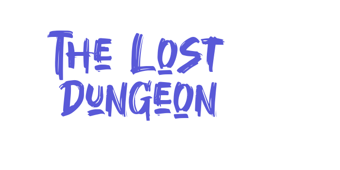 The Lost Dungeon Font