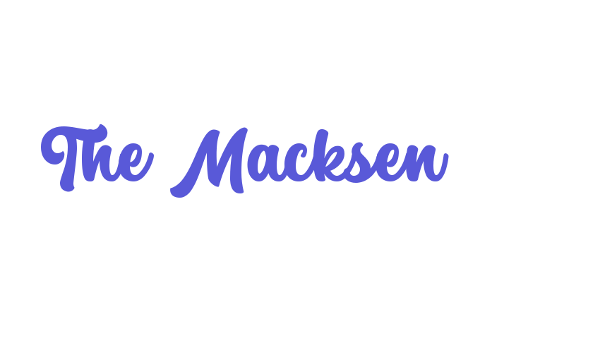 The Macksen Font