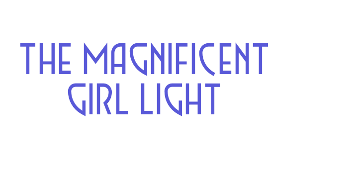 The Magnificent Girl Light Font Download