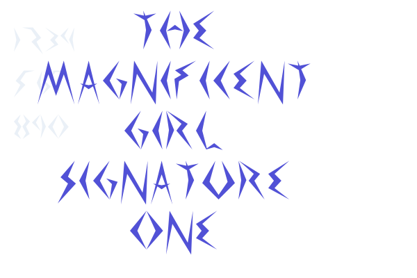 The Magnificent Girl Signature One