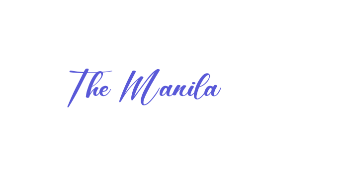 The Manila Font Download