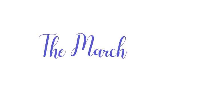 The March Font