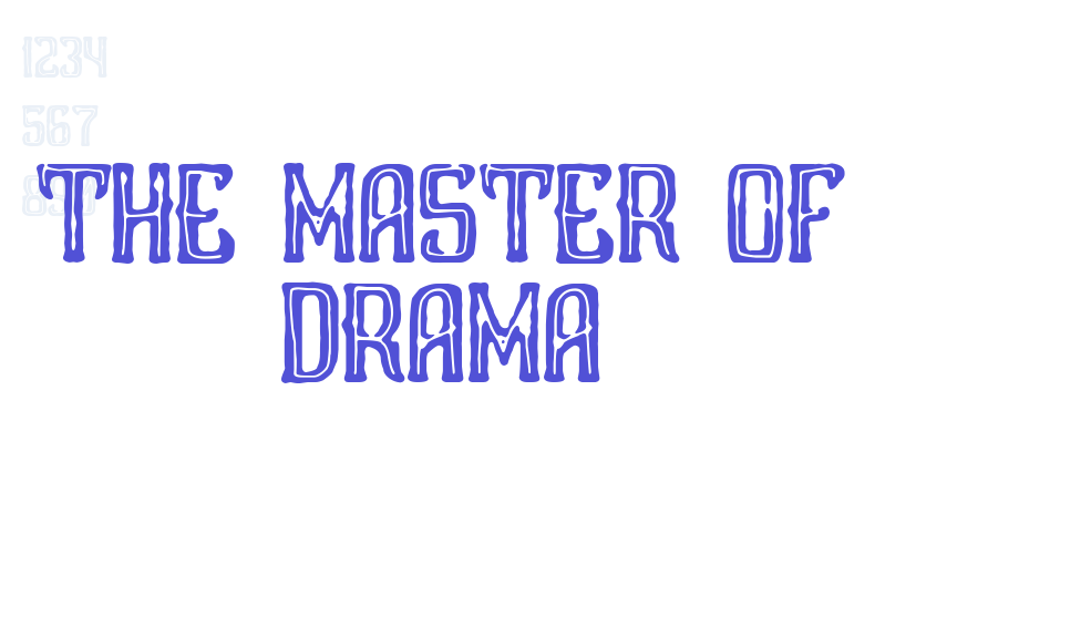 The Master of Drama-font-download