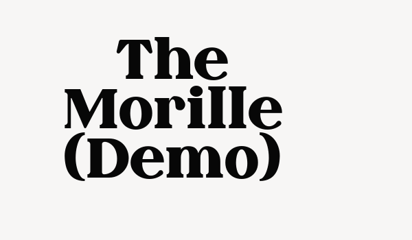 The Morille (Demo) Font