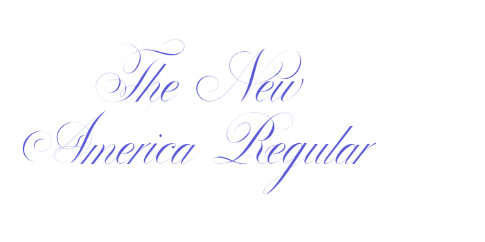 The New America Regular Font