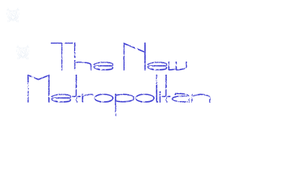 The New Metropolitan-font-download