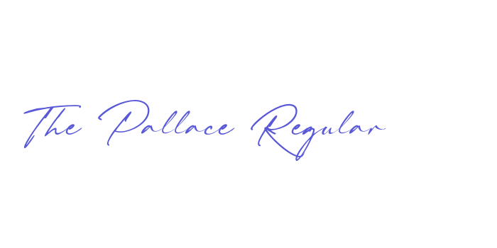 The Pallace Regular Font Download