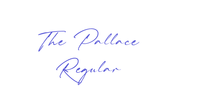 The Pallace Regular Font