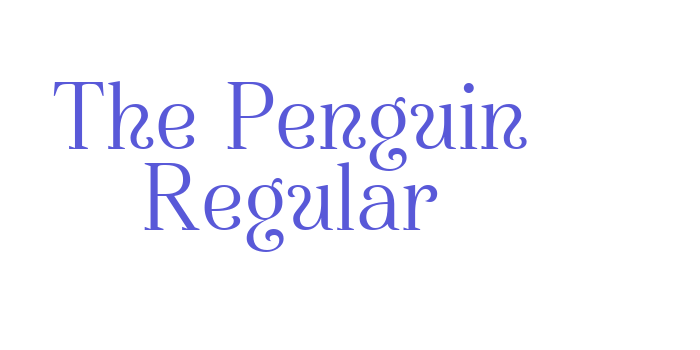 The Penguin Regular Font Download