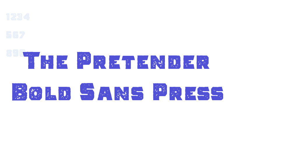 The Pretender Bold Sans Press-font-download