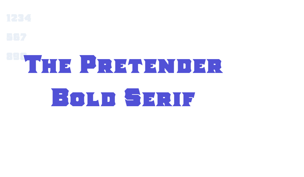 The Pretender Bold Serif-font-download