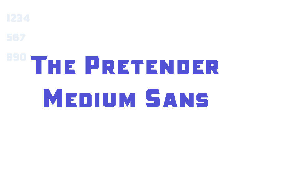 The Pretender Medium Sans-font-download