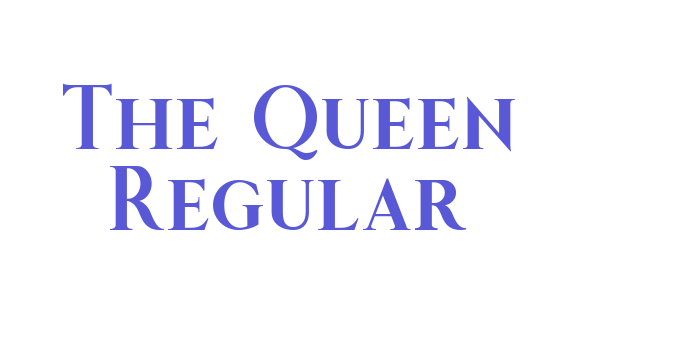 The Queen Regular Font Download