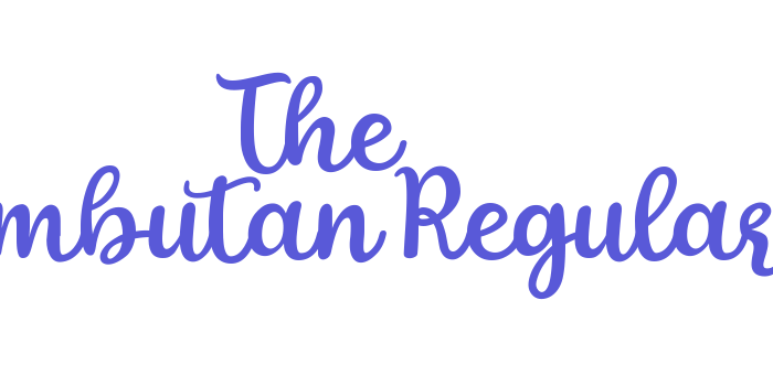 The Rambutan-Regular Font Download