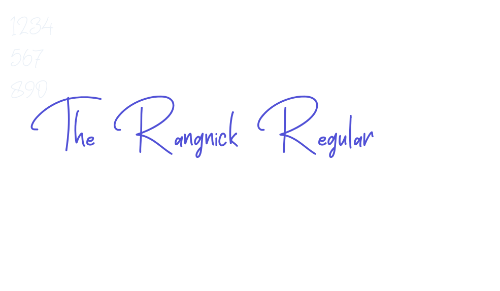 The Rangnick Regular-font-download