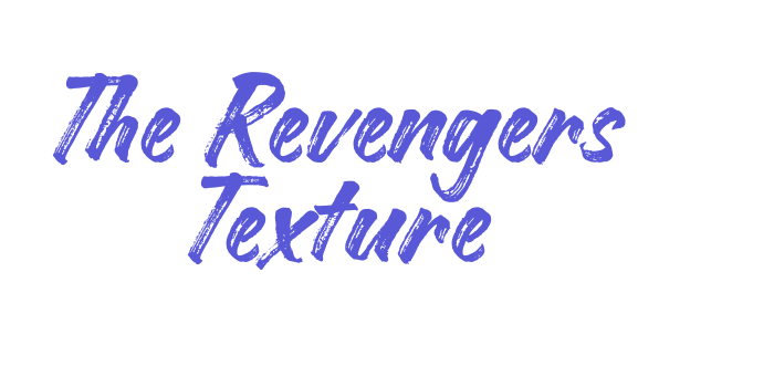 The Revengers Texture Font