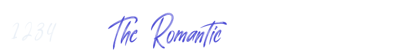 The Romantic-font
