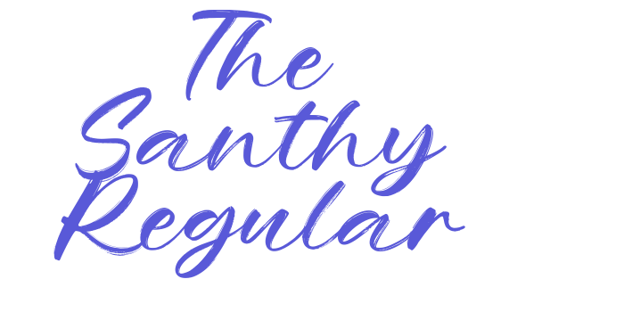 The Santhy Regular Font