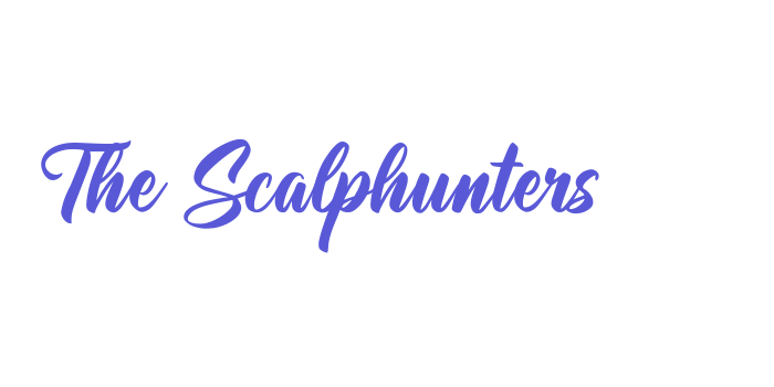 The Scalphunters Font