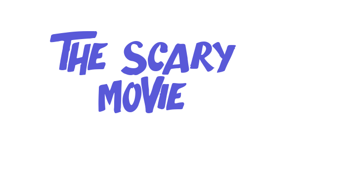 The Scary Movie Font Download