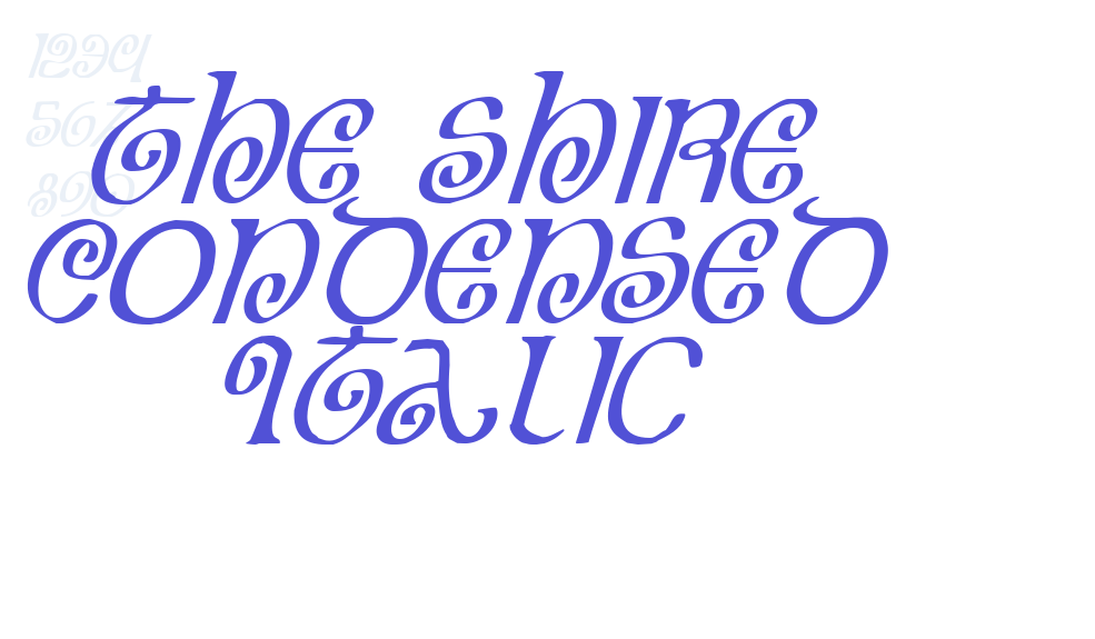 The Shire Condensed Italic-font-download