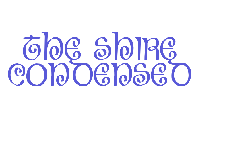 The Shire Condensed Font Download