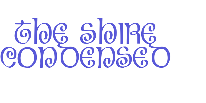 The Shire Condensed Font Download