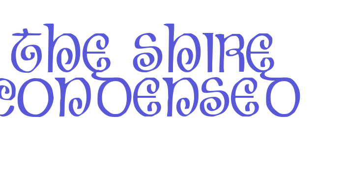 The Shire Condensed Font