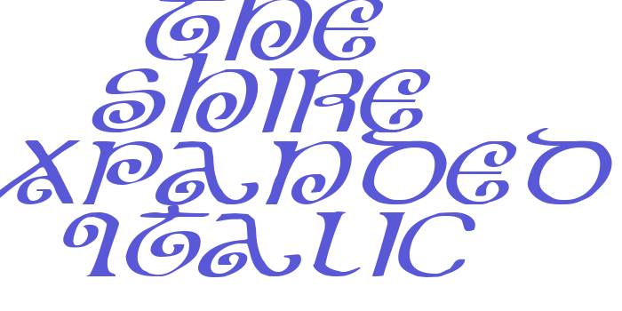 The Shire Expanded Italic Font Download