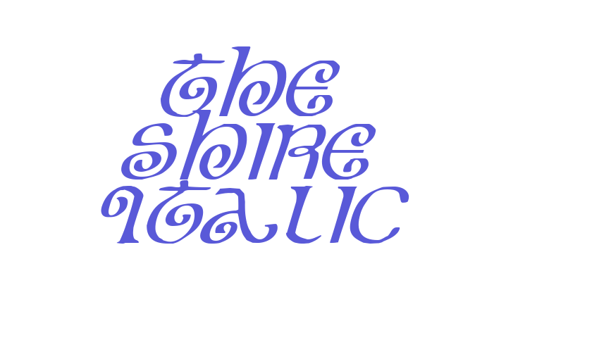 The Shire Italic Font Download