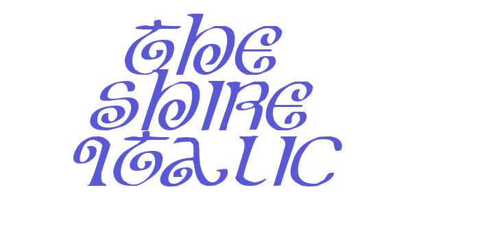 The Shire Italic Font Download