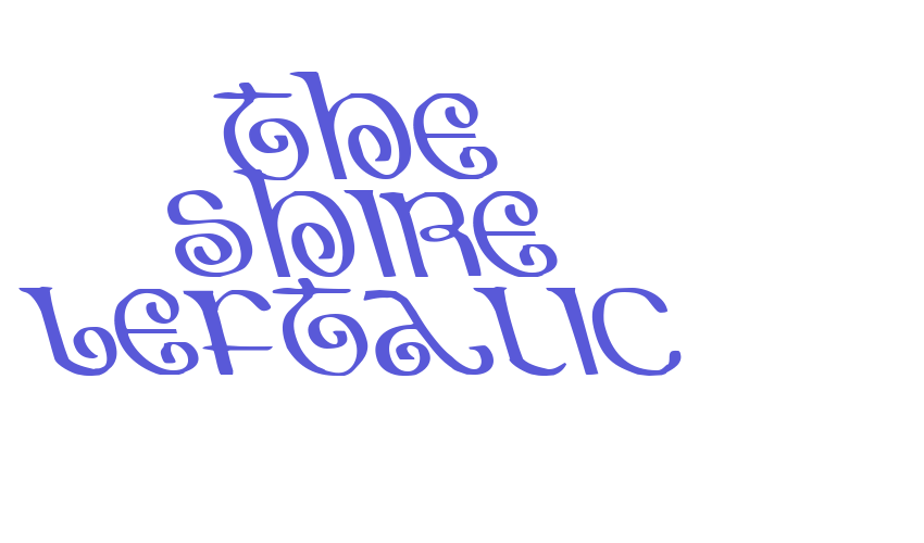 The Shire Leftalic Font Download