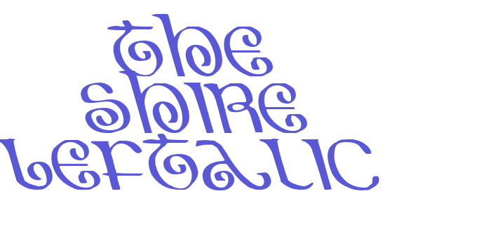 The Shire Leftalic Font Download